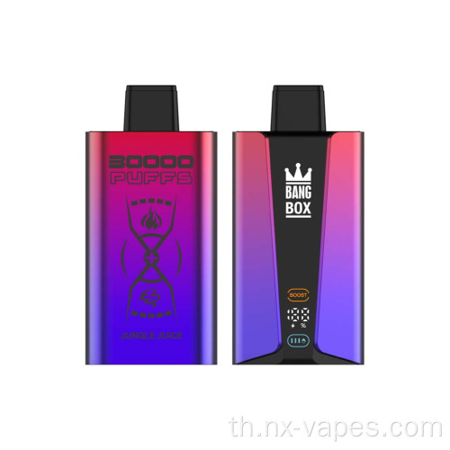 ใหม่ Bang Box 30000 ปากกา vape ที่ใช้แล้วทิ้ง